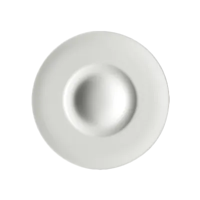 Steelite 6315P1212 - 6.625" Deep Rim Round Porcelain Deep Plate, Oven Safe to 465°F - 1 Dozen