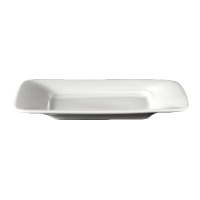 Steelite 6321P1306 Square Plate, 11" x 11", Porcelain Wide Rim, Oven Safe to 465°F - 6/Case