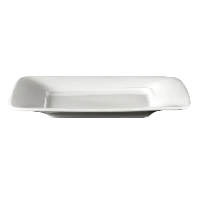 Steelite 6321P1307 Square China Plate, 8" x 8" Porcelain, Wide Rim, Oven Safe to 465°F - 24/Case