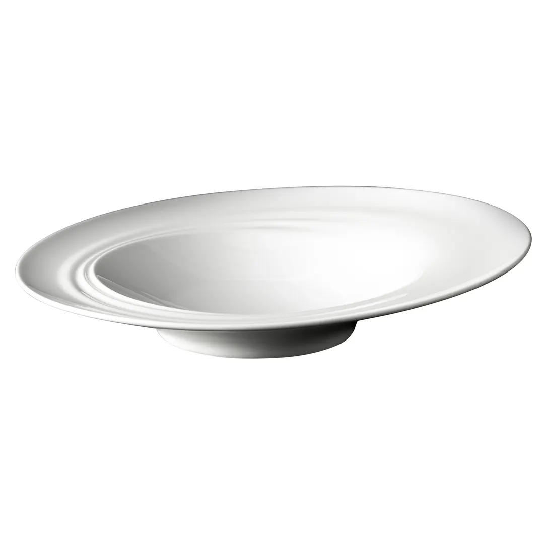 Steelite 6331P1235 Deep Rim China Plate 9.125" x 1.75" 16 Oz Porcelain Oven Safe to 465°F - 1 Dozen