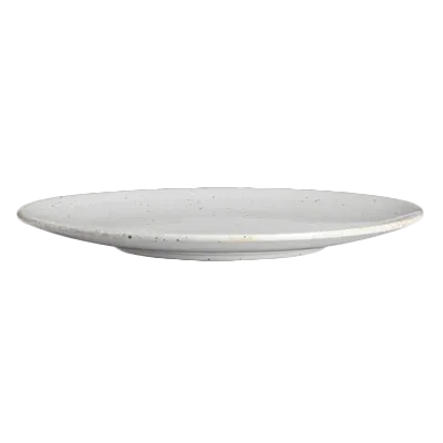 Steelite 6415MY008 Coupe Plate, 9.5" Wabi Sabi Lichen Rene Ozorio Porcelain Coupe Rim - 6/Case