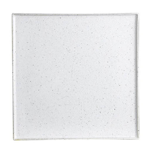 Steelite 6415MY016 Square Porcelain Tray 11.25" x 11.25" Wabi Sabi Lichen by Rene Ozorio - 6/Case