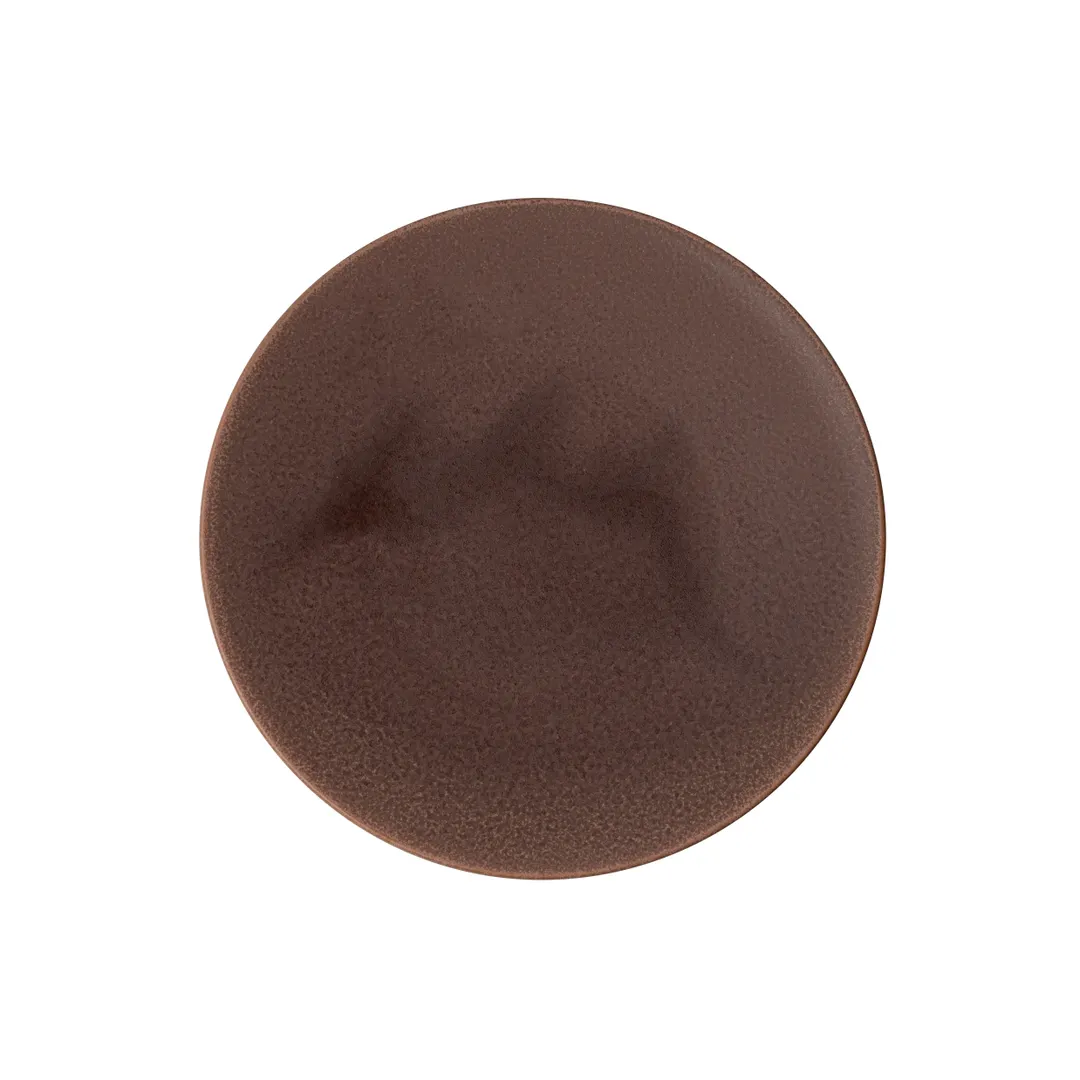 Steelite 6419MY033 Coupe Plate, 8.25" Plum Wabi Sabi Round Porcelain – Imperfection - 1 Dozen