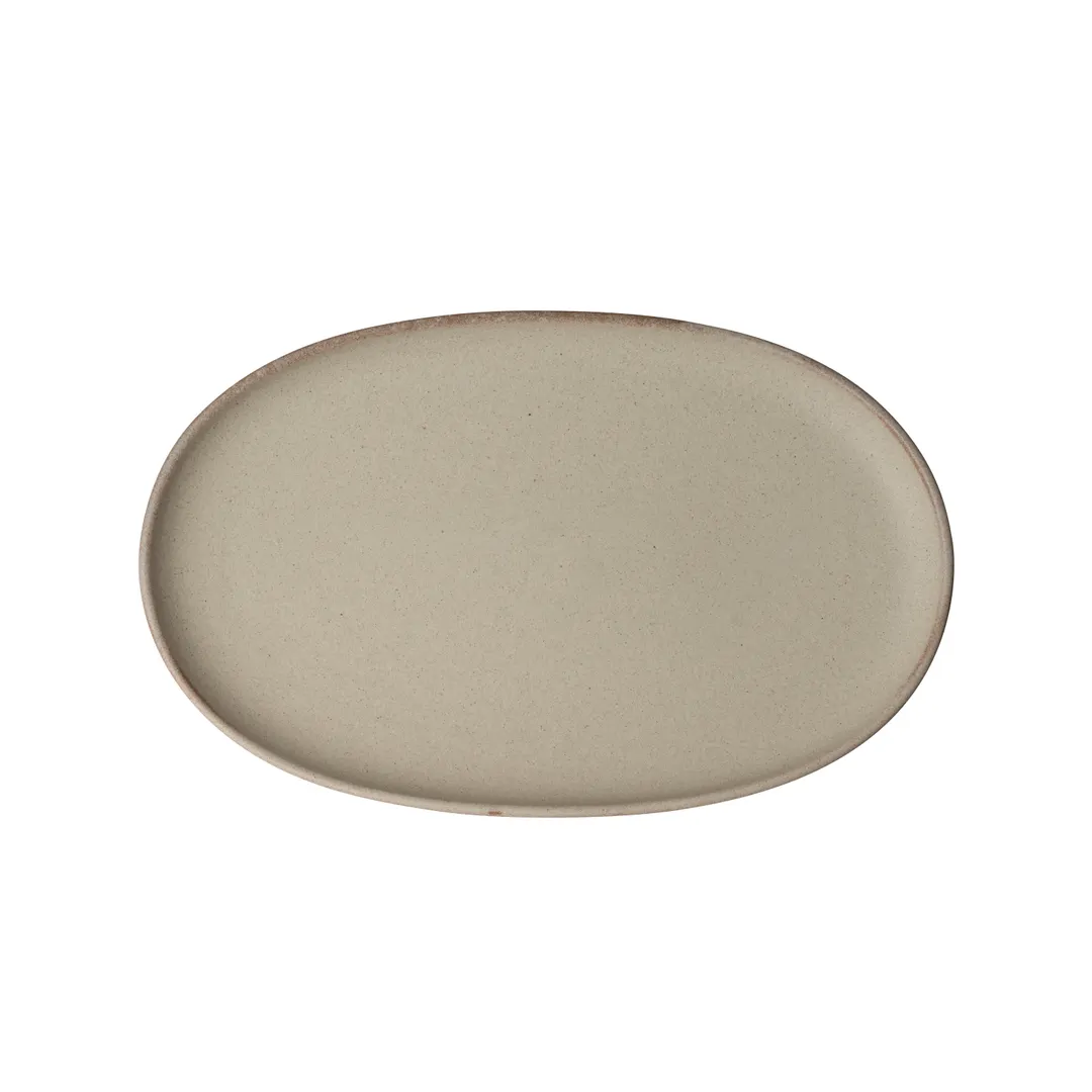 Steelite 6420MY034 Oval Plate, 11.5" W x 7.25" D x 1" H, Porcelain, Shoji by Rene Ozorio - 6/Pack