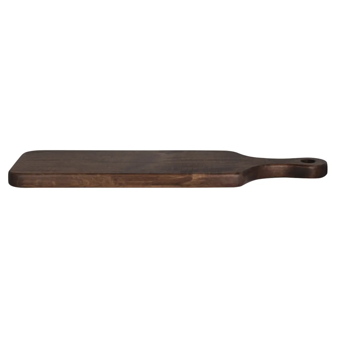 Steelite 6525TW315 - Rectangular Wooden Serving Board, 18" x 6", With Handle, Hand Wash - 1 Dozen