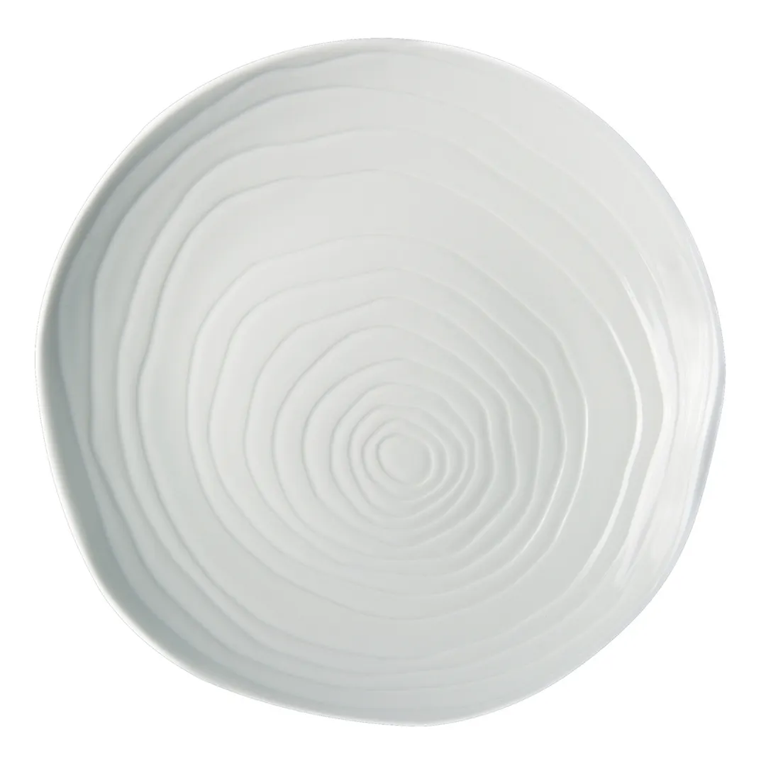 Steelite 6666V945 Coupe Round Plate, 10.5" Indigo White Porcelain, Oven Safe 660°F - 6/Case