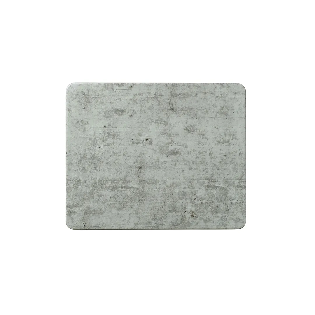 Steelite 68A601EL592 Rectangular Melamine Platter, 12.75" x 10.5" Gray Concrete, - 1 Dozen