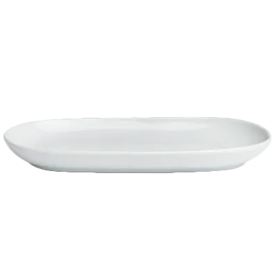 Steelite 6900E401 Oval Porcelain Tray, 7-1/4" x 5-1/8" Varick Bistro - 1 Dozen