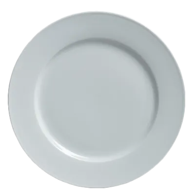 Steelite 6900E502 - 10-5/8" Round Porcelain China Plate, Classic Cafe Varick Design, 1 Dozen