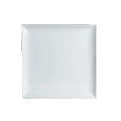 Steelite 6900E541 Square 5.5\" Porcelain Dinner Plate, Varick Pub Design - 1 Dozen