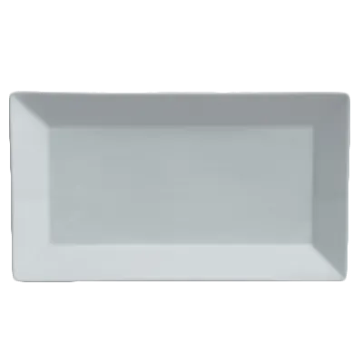 Steelite 6900E553 Rectangular Porcelain Tray, 14" X 7", Rimmed - 1 Dozen
