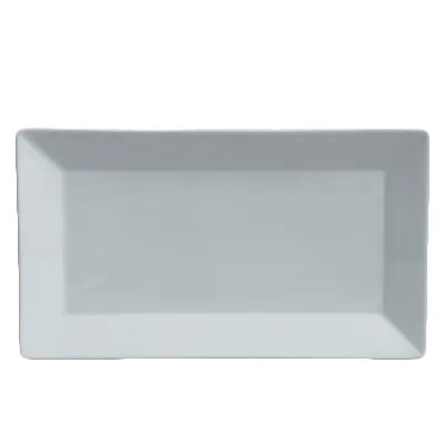 Steelite 6900E555 Rectangular Porcelain China Tray, 7" x 4-3/8", Rimmed Varick Pub Design - 1 Dozen