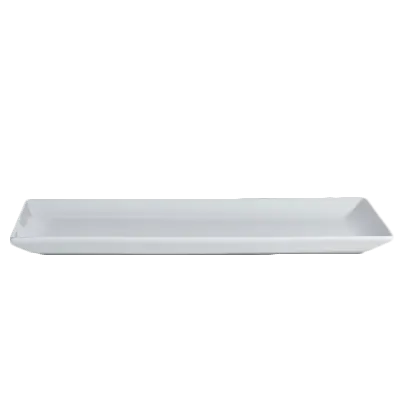 Steelite 6900E558 Rectangular Porcelain Varick Pub Plate 9-1/2" x 5" - 1 Dozen