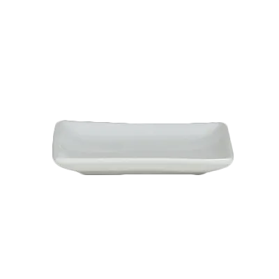 Steelite 6900E570 Square Porcelain Dinner Plate, 3-1/2" Size, Varick Pub Design - 1 Dozen