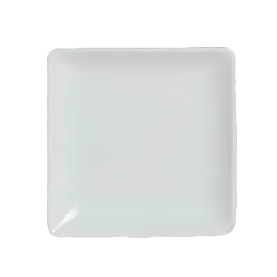 Steelite 6900E570 Square Porcelain Dinner Plate, 3-1/2" Size, Varick Pub Design - 1 Dozen