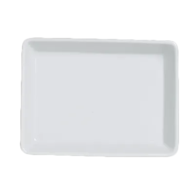Steelite 6900E580 - Rectangular Porcelain China Tray, 6-7/8" x 5-1/8" x 1-1/4" H, Design - 1 Dozen