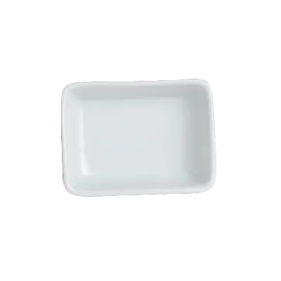 Steelite 6900E596 Rectangular China Tray, 2 Oz, 3-1/4" x 2-3/8" Porcelain, Varick Pub - 1 Dozen
