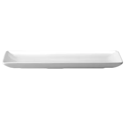 Steelite 6940E610 Rectangular China Tray, 14½" x 6½" Porcelain, Folio Alpha Ceram Finish - 6/Case