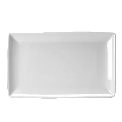 Steelite 6940E610 Rectangular China Tray, 14½" x 6½" Porcelain, Folio Alpha Ceram Finish - 6/Case