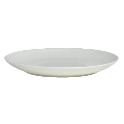 Steelite 6940E632 - 6.5" Round Coupe Rim Porcelain Plate, Microwave & Dishwasher Safe - 1 Dozen