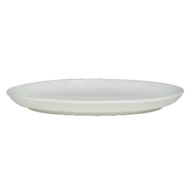 Steelite 6940E653 - Oval Coupe Plate, 9" x 6-3/8", Porcelain, Microwave Safe - 1 Dozen