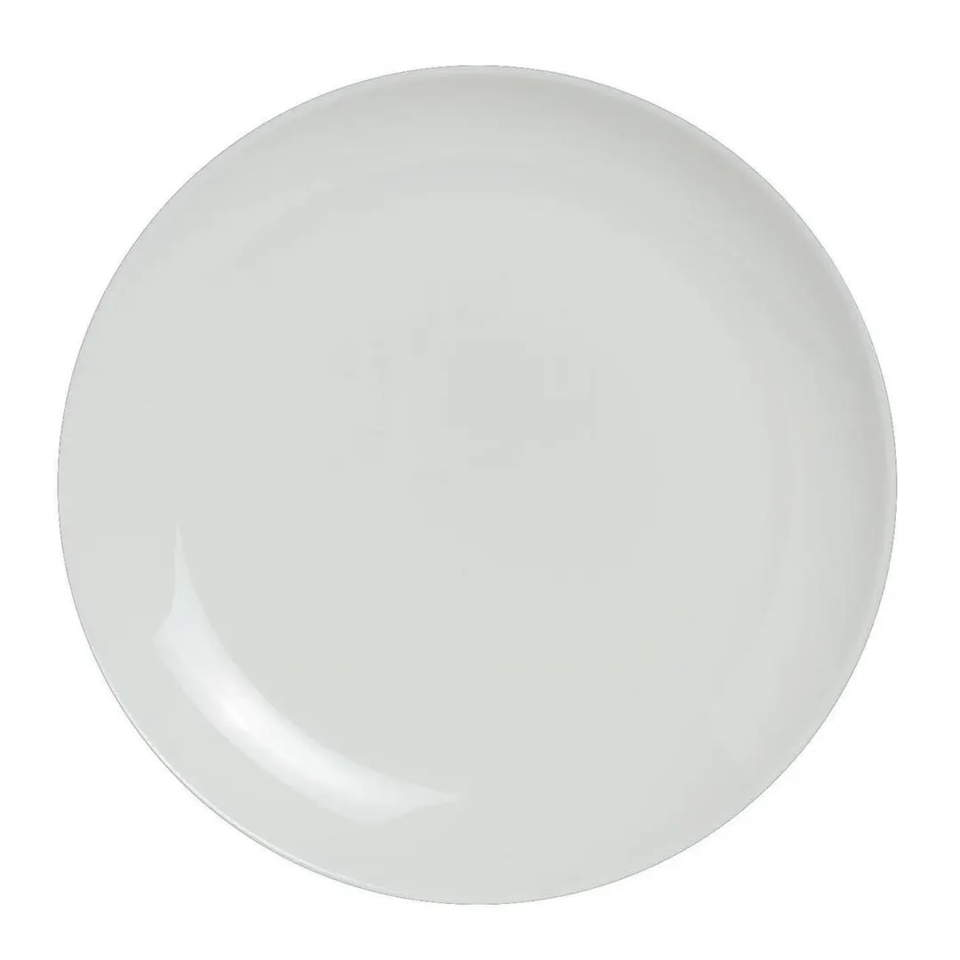 Steelite 6940E654 China Plate - 10-5/8" Coupe Rim Porcelain, Microwave & Dishwasher Safe - 1 Dozen