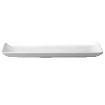 Steelite 6940E656 - Porcelain Tray, 13" x 7-1/2", Microwave/Dishwasher Safe, Folio Finish - 6/Case