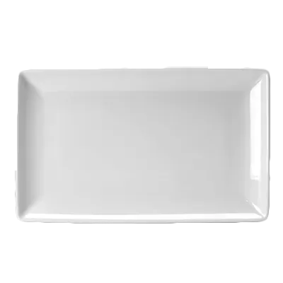 Steelite 6940E656 - Porcelain Tray, 13" x 7-1/2", Microwave/Dishwasher Safe, Folio Finish - 6/Case