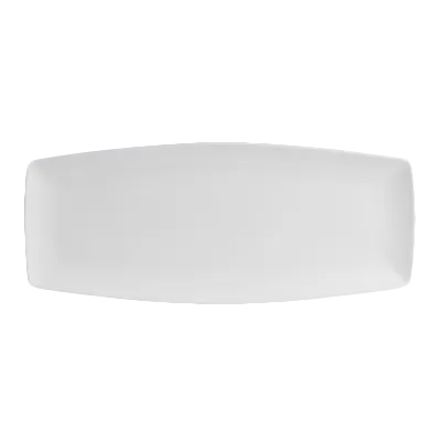 Steelite 6940E660 - Oblong Porcelain Dinner Tray 14" x 6", Microwave and Dishwasher Safe - 1 Dozen