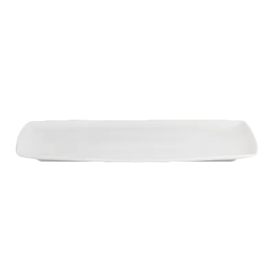 Steelite 6940E661 Oblong China Tray, 14" x 8" Porcelain, Folio Finish - 6/Case