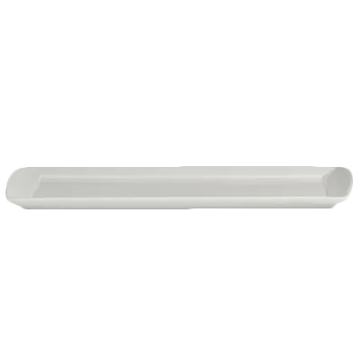 Steelite 6940E667 - Rectangular Porcelain Tray, 8" x 3-3/4", Microwave/Dishwasher Safe - 1 Dozen