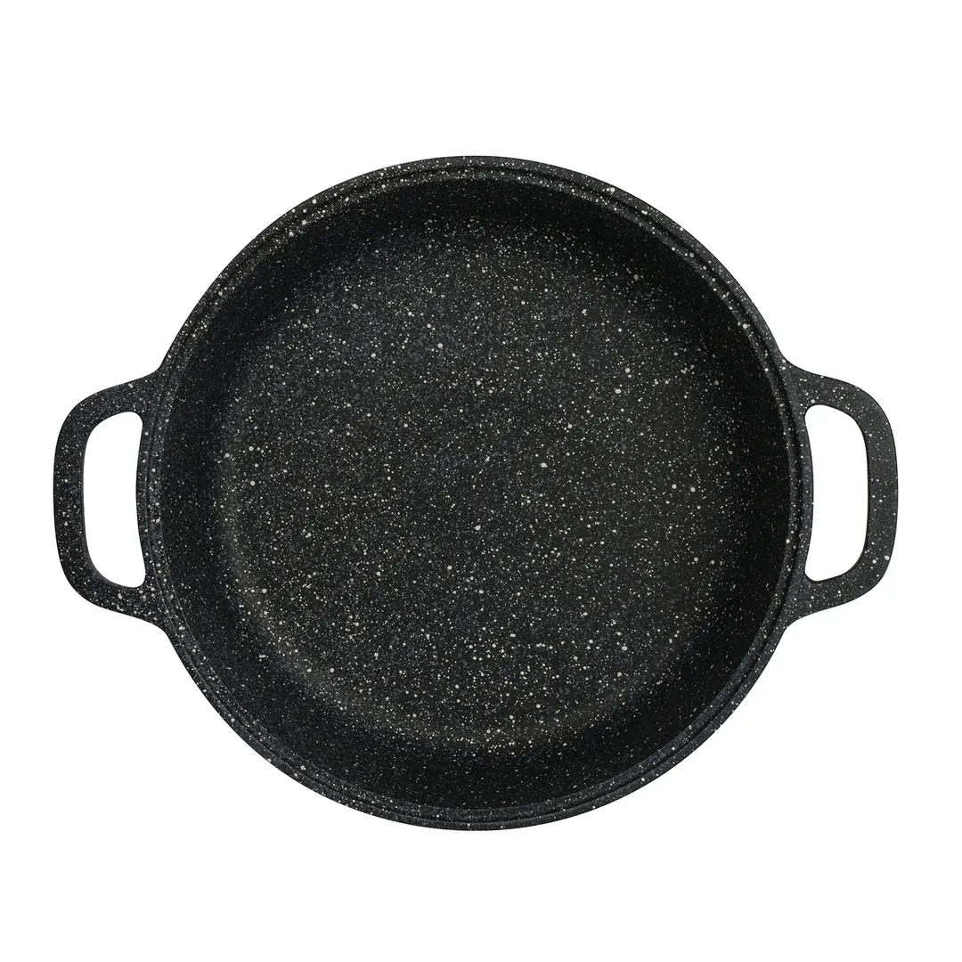 Steelite 6976QU004 Casserole Dish, 4 Qt., 14" L x 12" W x 3" H, Black 4‑Ply Aluminum Induction Ready