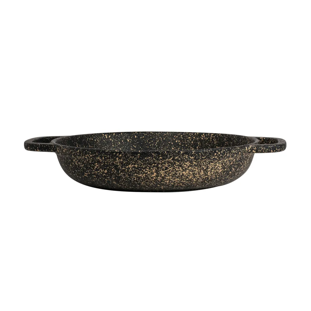 Steelite 6977QU011 13" Oval Casserole, 56 oz, Bronze Finish, Aluminum, Brown, Oven Safe - 2/Case