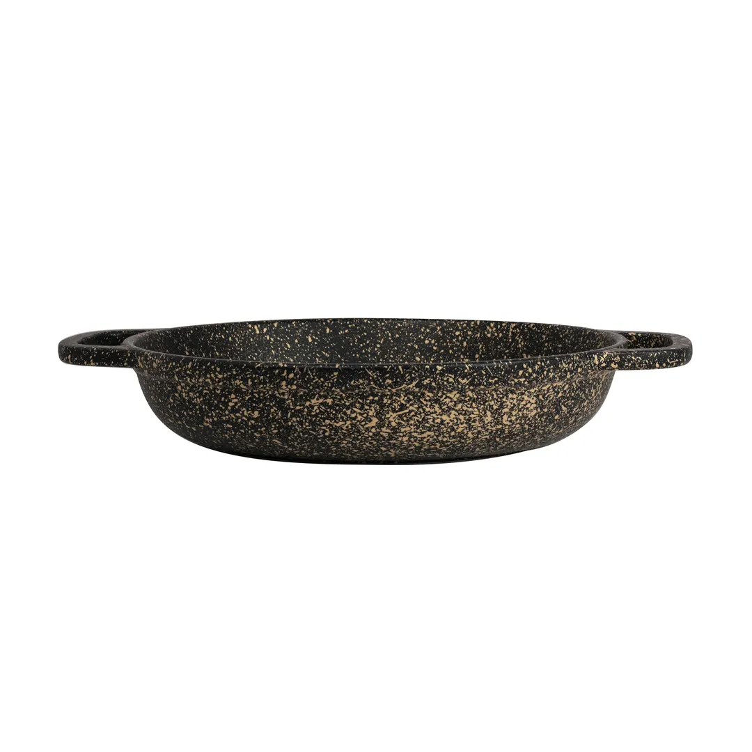 Steelite 6977QU012 Casserole Dish 10" x 7.5" x 1.9", 30 oz, Bronzed, Cast Aluminum, Browns - 2/Case