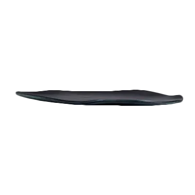 Steelite 7000DD007 Plastic Cheese Platter, 14" Diameter Melamine Black BPA‑Free Up To 240°F - 6/Case