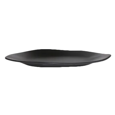Steelite 7000DD021 - 10" Oval Melamine Tray Black Break‑Resist 240°F DishwasherSafe BPAFree - 1 Dozen