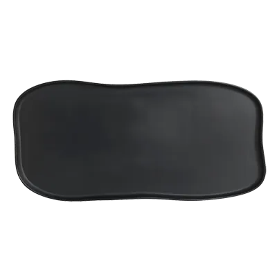 Steelite 7000DD031 - Rectangular Melamine Platter, 27" x 13" x 1-1/4", Black, Extra Large, 2/Case