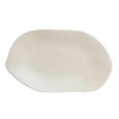 Steelite 7002DD020 Platter, 12" Oval Beige Melamine, Break‑Resistant, 240°F - 1 Dozen