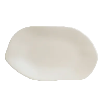 Steelite 7002DD022 Oval Platter, 7" x 4¼" Beige Melamine, Dishwasher Safe, BPA‑Free - 1 Dozen