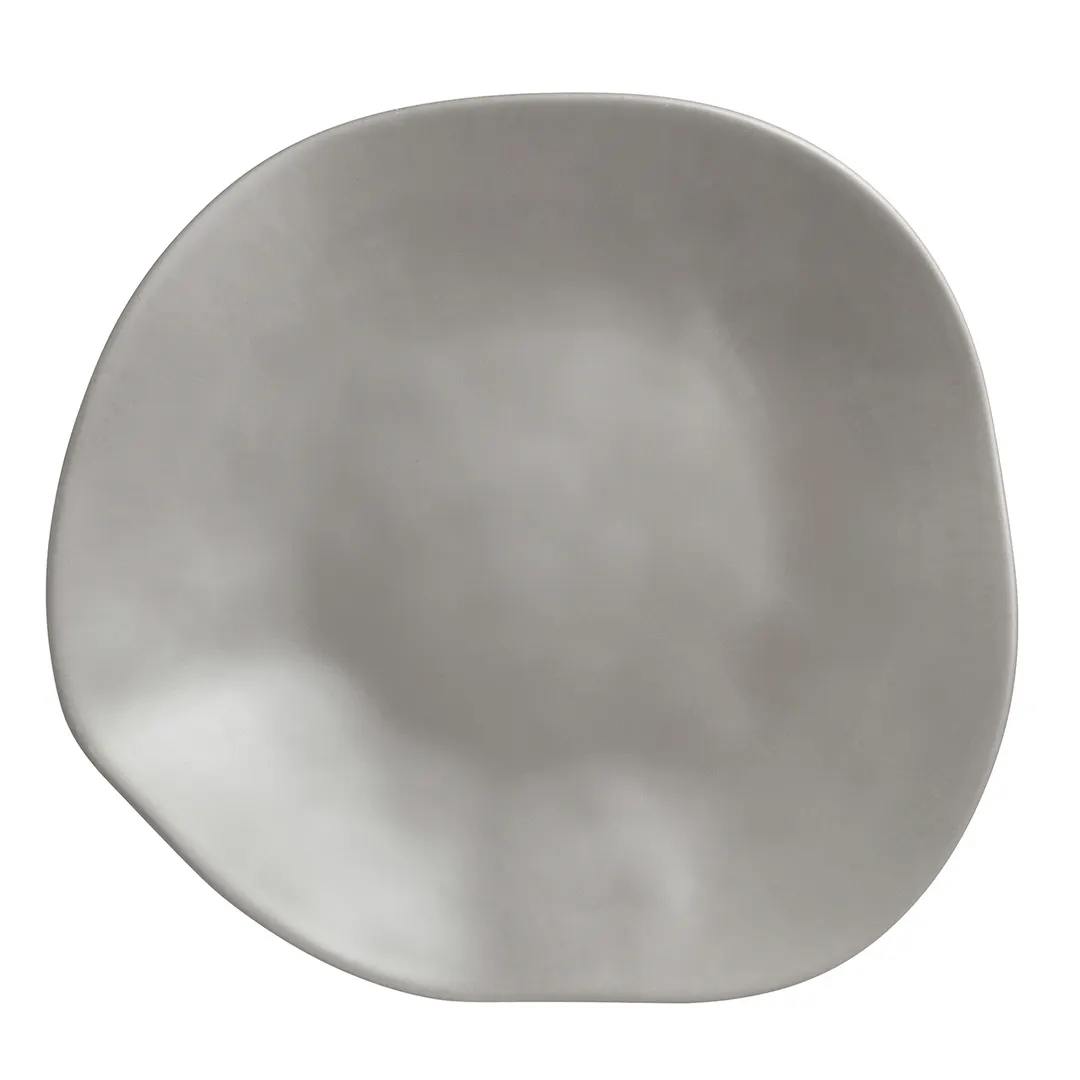 Steelite 7006DD006 Fruit Platter, 15" Free‑Form Grays Melamine, Marisol Delfin Style - 6/Case