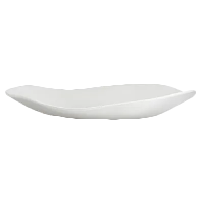 Steelite 7008DD006 Plastic Fruit Platter, 15" Free‑Form White Melamine, Sold Per Case - 6/Case