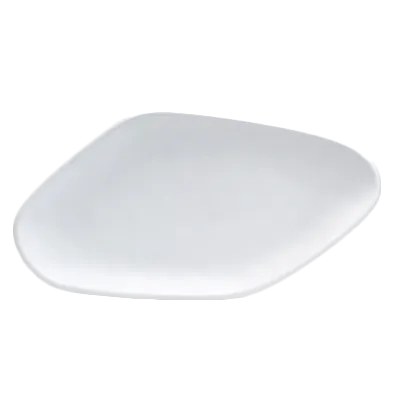Steelite 7008DD010 Oval Platter, 15" x 8.5" x 1.5", White Melamine Dinnerware - 6/Case
