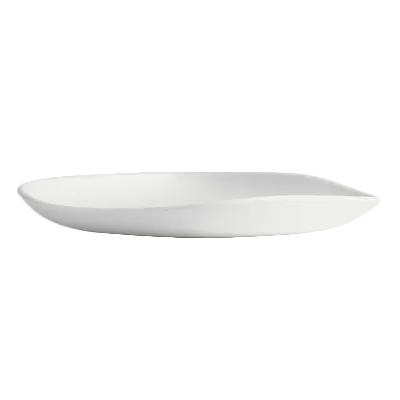 Steelite 7008DD011 - 12" x 10" x 1.5" Rectangular Melamine Platter, White, Serving Tray - 6/Case