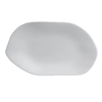 Steelite 7008DD020 Oval Plastic Serving Platter, 12" x 7.125", White Melamine, - 1 Dozen
