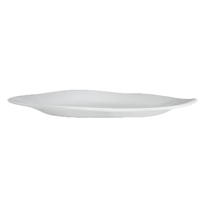 Steelite 7008DD021 Oval Melamine Platter, 9.875" x 5.875" (10" Approx), White Finish - 1 Dozen