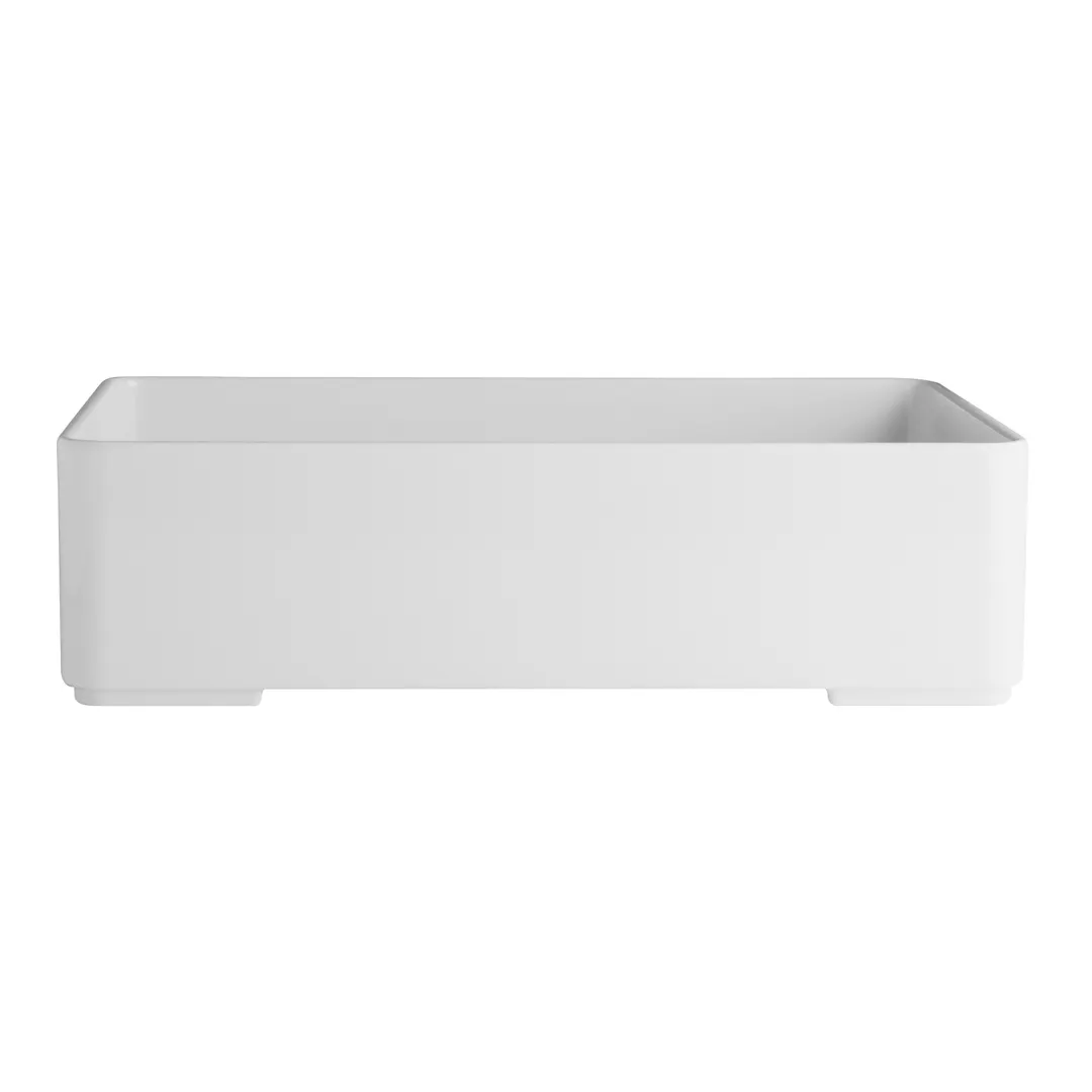 Steelite 7185TM608 - Rectangle Insert, 2.5 Qt, 10.125" x 6.625" x 2.75", Melamine Divider, 4/Case