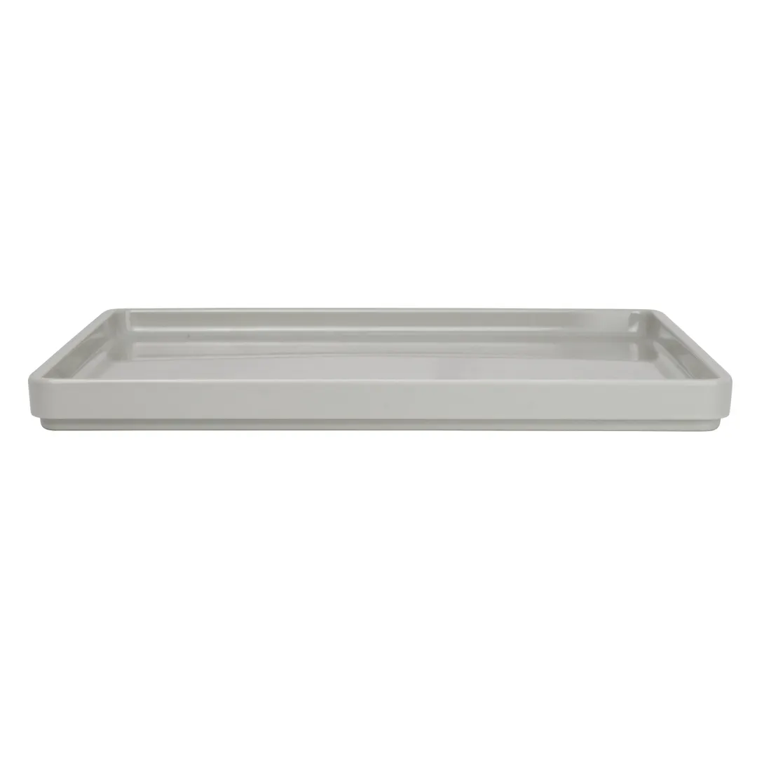 Steelite 7193TM102 Bento Box Lid, Square Grey Plastic Cover, 10.5" x 10.0" x 0.875", - 1 Dozen