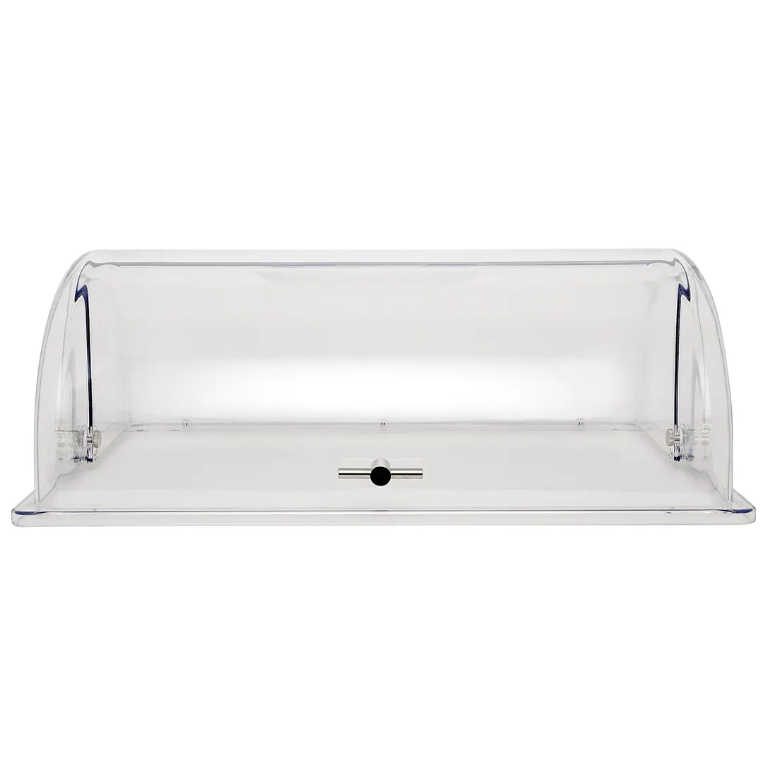 Steelite 7345MW150 Bakery Split Cover, 4.0 Oz, 21.6" x 13.8" x 7" Acrylic, Fusion Buffet, Creations