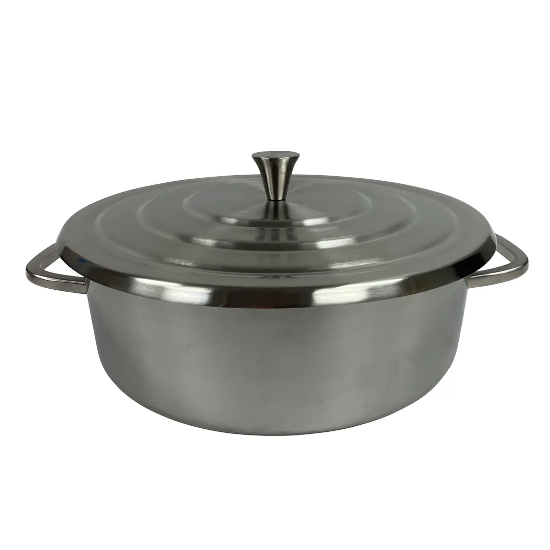 Steelite 7352MW302 Chafer, 2‑Gal 18" x 15.75" x 5.5" Stainless with Cover, Safe - 1/Case
