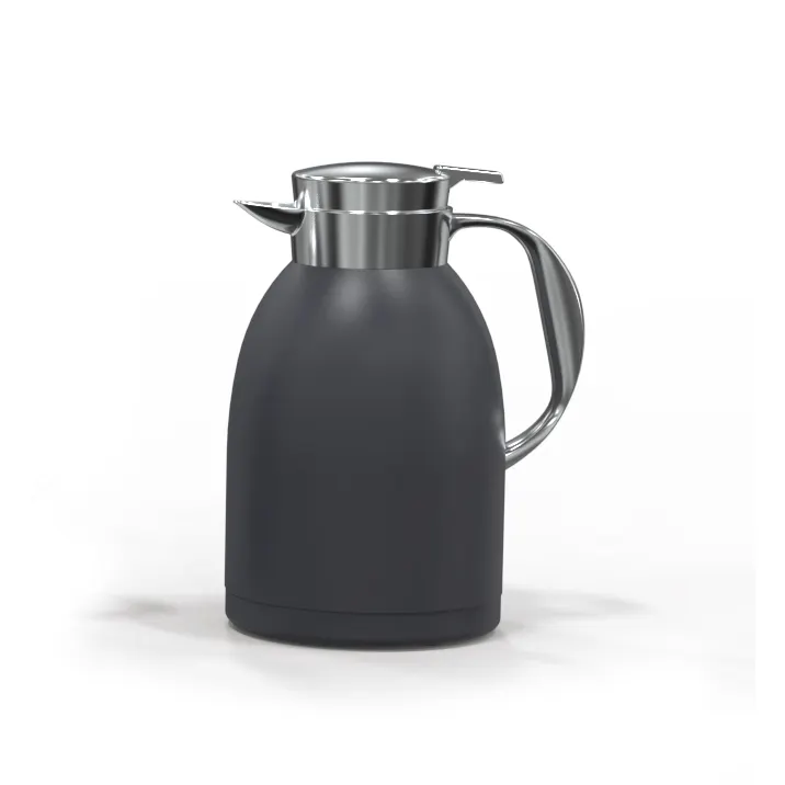 Steelite 7401MM127 Beverage Server, Stainless Liner, 1.8L, Silver, 7.25x6.63x9.75in, - 6/Case